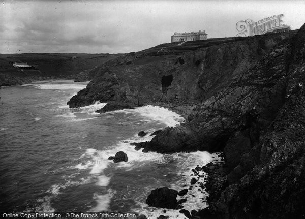 Photo of Polurrian Bay, Polurrian Hotel And Cliffs 1922