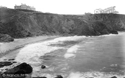 Polurrian Bay, Polurrian Hotel And Cliffs 1922, Polurrian Cove