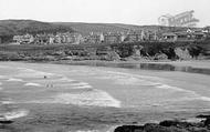 Atlantic Terrace From The Sands 1911, Polzeath