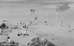 Bathers And Sunbathers c.1960, Polzeath