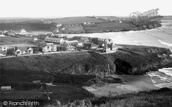 Bay From Miniver Hill c.1950, Polzeath