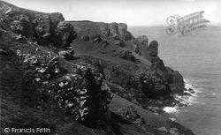 Cliffs At Pentire c.1950, Polzeath