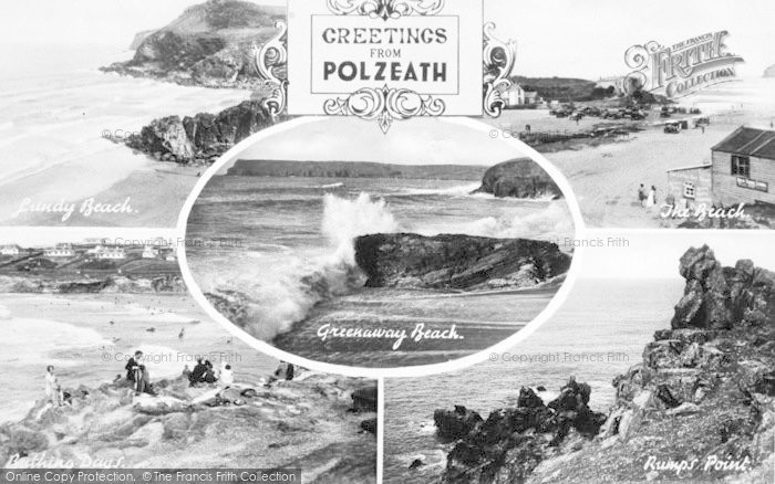 Photo of Polzeath, Composite c.1955