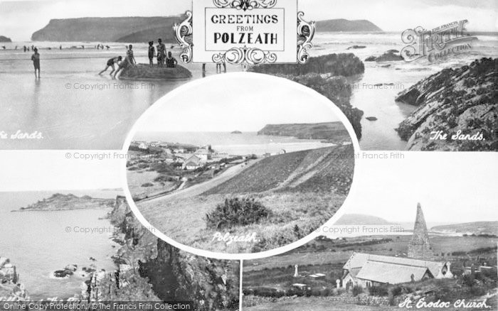 Photo of Polzeath, Composite c.1955