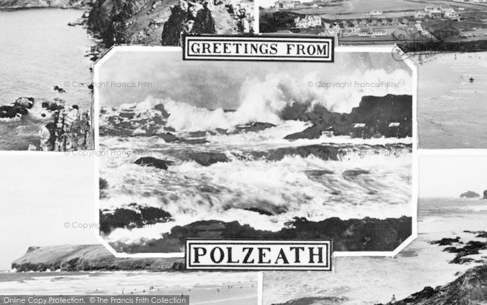 Photo of Polzeath, Composite c.1955