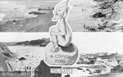 Composite With A Cornish Pixie c.1955, Polzeath