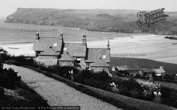 Photo of Polzeath, Cottages And Pentire Head 1895