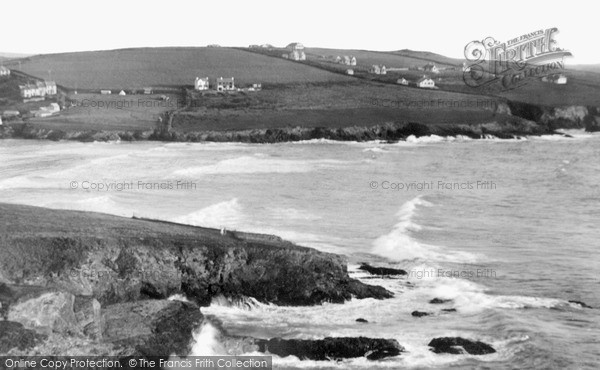 Photo of Polzeath, Highcliff From Pentire Cove c.1950