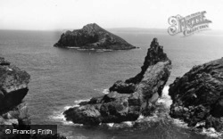 Mouls Island From The Rumps c.1935, Polzeath