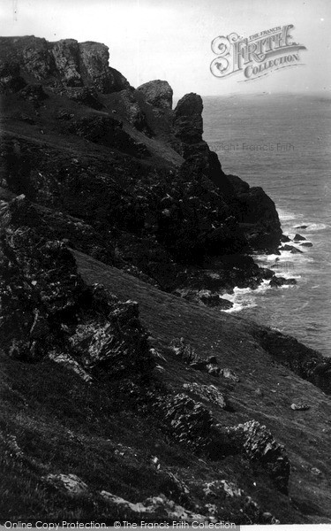 Photo of Polzeath, Pentire Cliffs c.1955