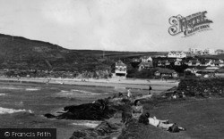 People At Leisure On Highcliff c.1955, Polzeath