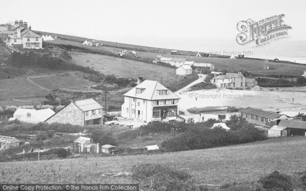 Photo of Polzeath, Tea Room And Beach 1925