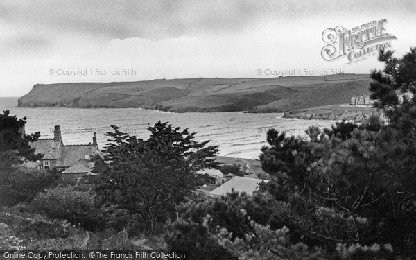 Photo of Polzeath, The Bay And Cliffs c.1950