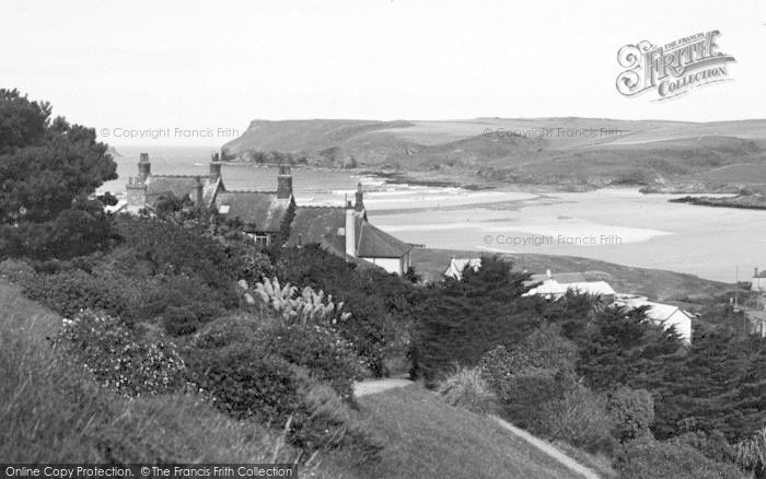 Photo of Polzeath, The Bay From Polzeath Lodge c.1950