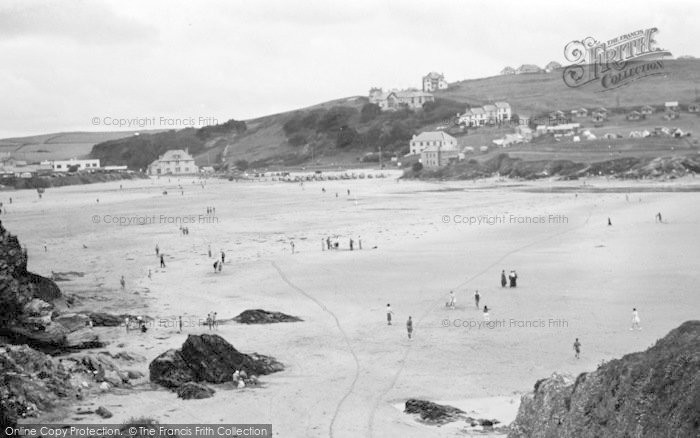 Photo of Polzeath, The Beach From The Steps c.1950