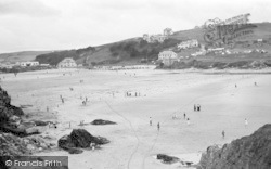 The Beach From The Steps c.1950, Polzeath