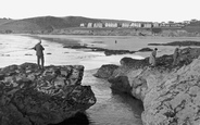 The Beach From Tristram Rocks c.1950, Polzeath