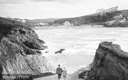 The Beach Looking South c.1950, Polzeath