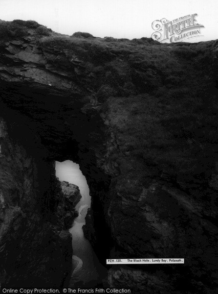 Photo of Polzeath, The Black Hole, Lundy Bay c.1960