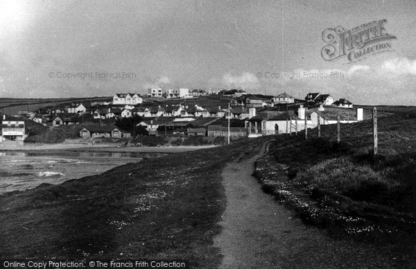 Photo of Polzeath, The Cliff Path c.1950