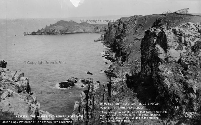 Photo of Polzeath, The Mouls And Rumps c.1955