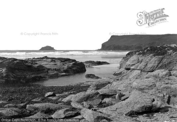 Photo of Polzeath, The Point From Tristram Rock c.1955