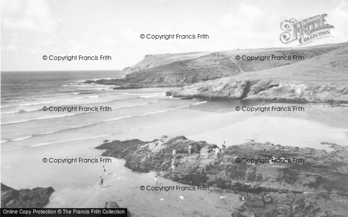 Photo of Polzeath, The Sands And Pentire Head c.1960
