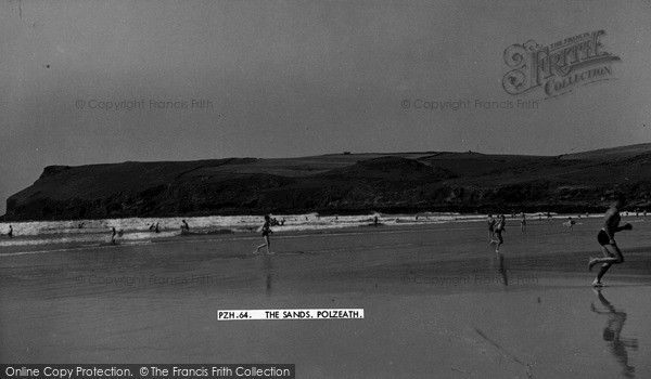 Photo of Polzeath, The Sands c.1955