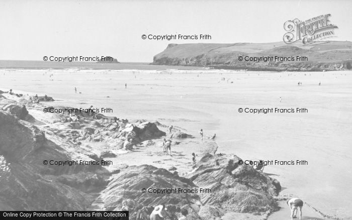 Photo of Polzeath, The Sands c.1955