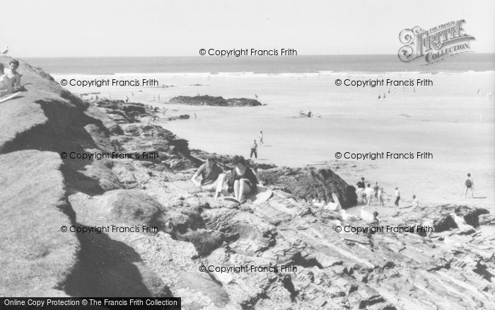 Photo of Polzeath, The Sands c.1960