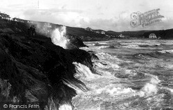 The Steps "Blow Hole" c.1950, Polzeath