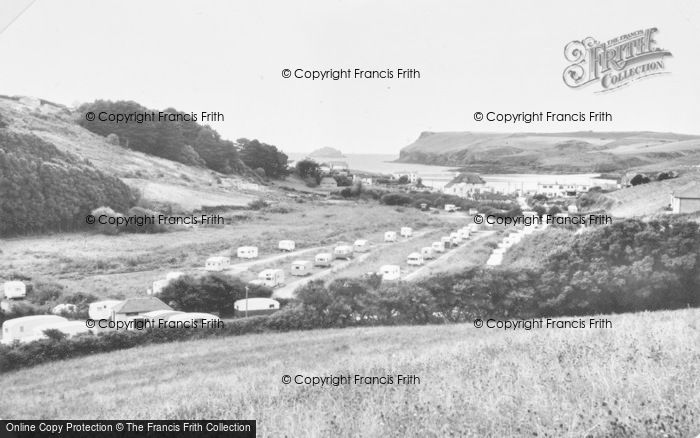 Photo of Polzeath, The Valley Caravan Site c.1960