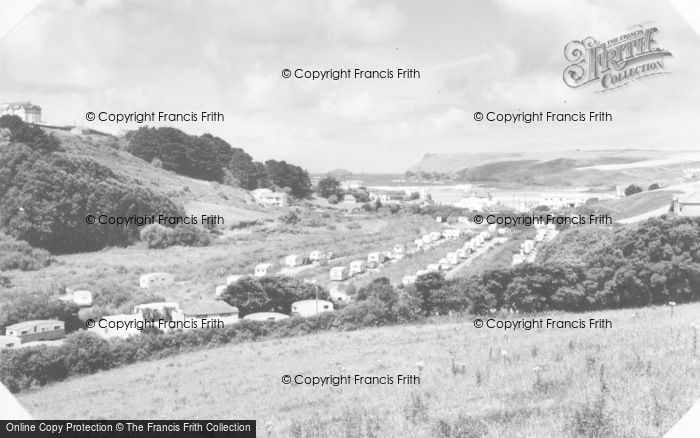 Photo of Polzeath, The Valley Caravan Site c.1960