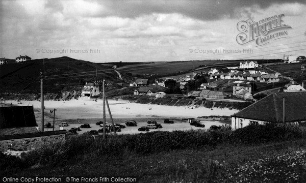 Photo of Polzeath, The Village c.1955