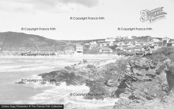 Photo of Polzeath, The Village c.1955