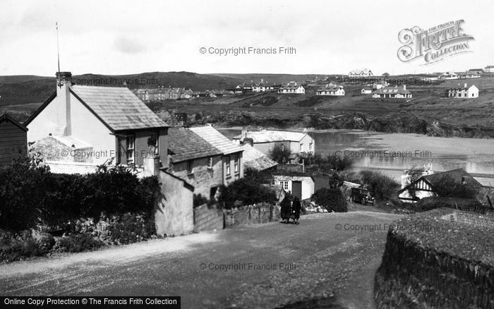 Photo of Polzeath, The Village Street c.1935
