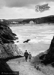 Walking To The Sea c.1950, Polzeath
