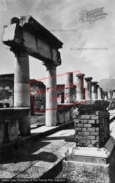 Photo of Pompeii, Forum c.1920