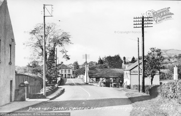 Photo of Pont Ar Gothi, The Village c.1955