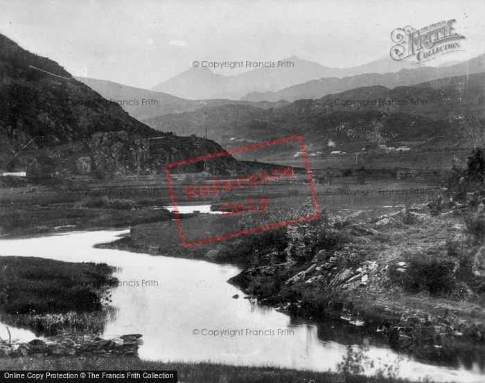 Photo of Pont Y Pant, Lledr Valley Looking Towards Snowdon c.1920