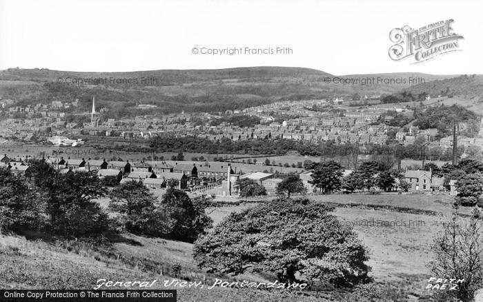 Photo of Pontardawe, General View c.1960