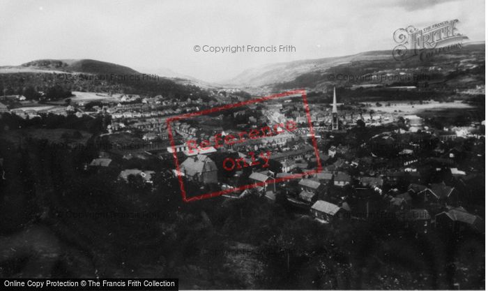 Photo of Pontardawe, General View c.1960