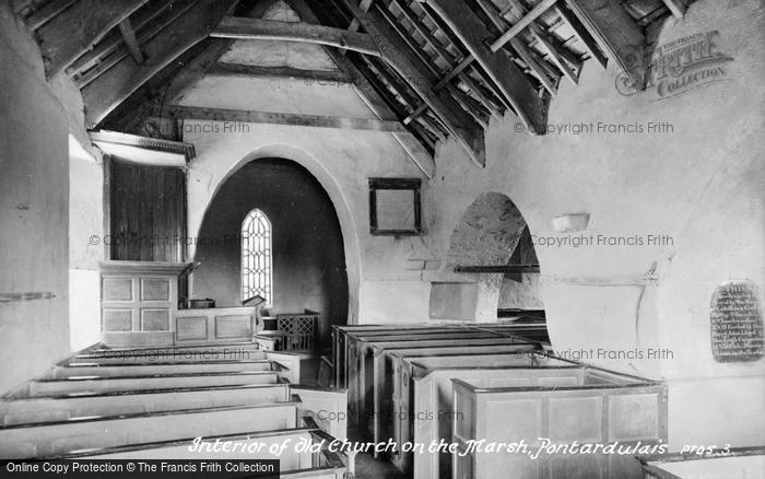 Photo of Pontarddulais, Old Parish Church, Interior c.1945