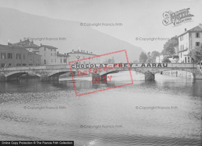 Photo of Ponte Tresa, The Bridge c.1935