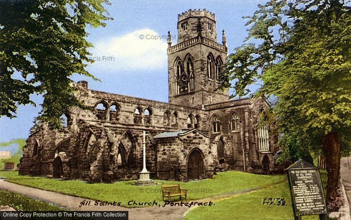 Photo of Pontefract, All Saints Church c.1965