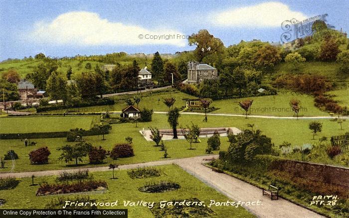 Photo of Pontefract, Friarwood Valley Gardens c.1960