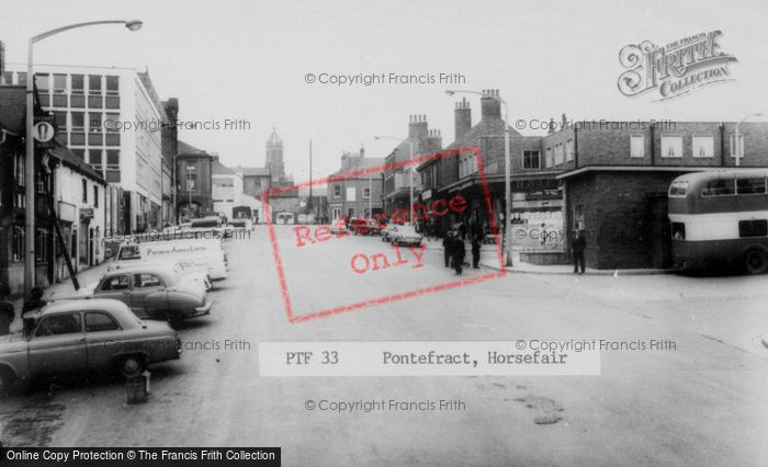 Photo of Pontefract, Horsefair c.1965