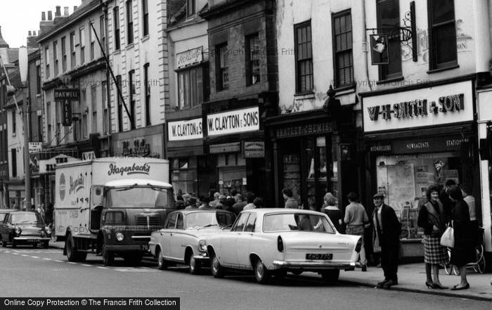 Photo of Pontefract, Market Place Shops 1964
