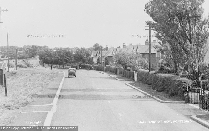 Photo of Ponteland, Cheviot View c.1955