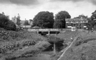 The Diamond Inn And Bridge c.1955, Ponteland